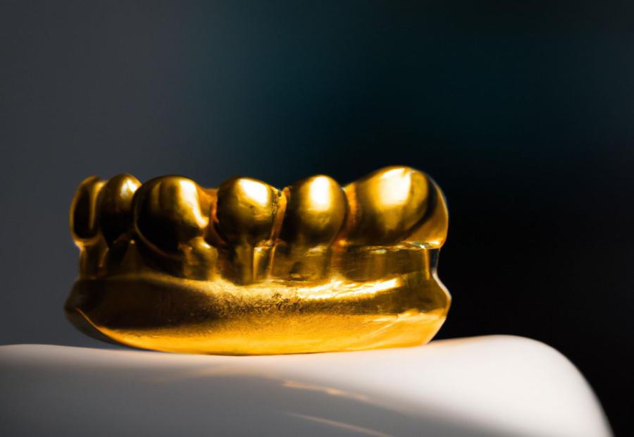 Composition and Karat of Gold Dental Crowns 