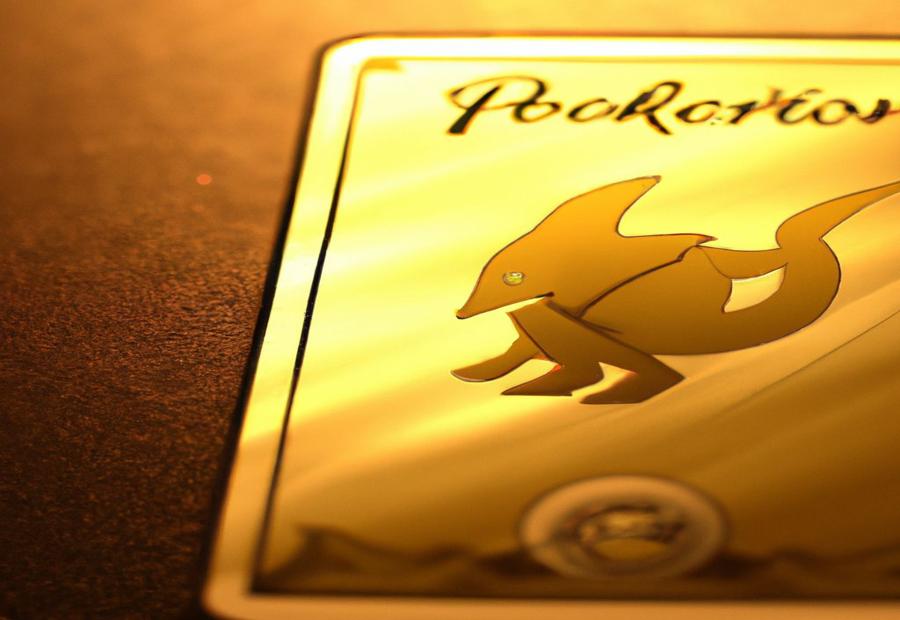How to determine the value of a gold Pokemon card 