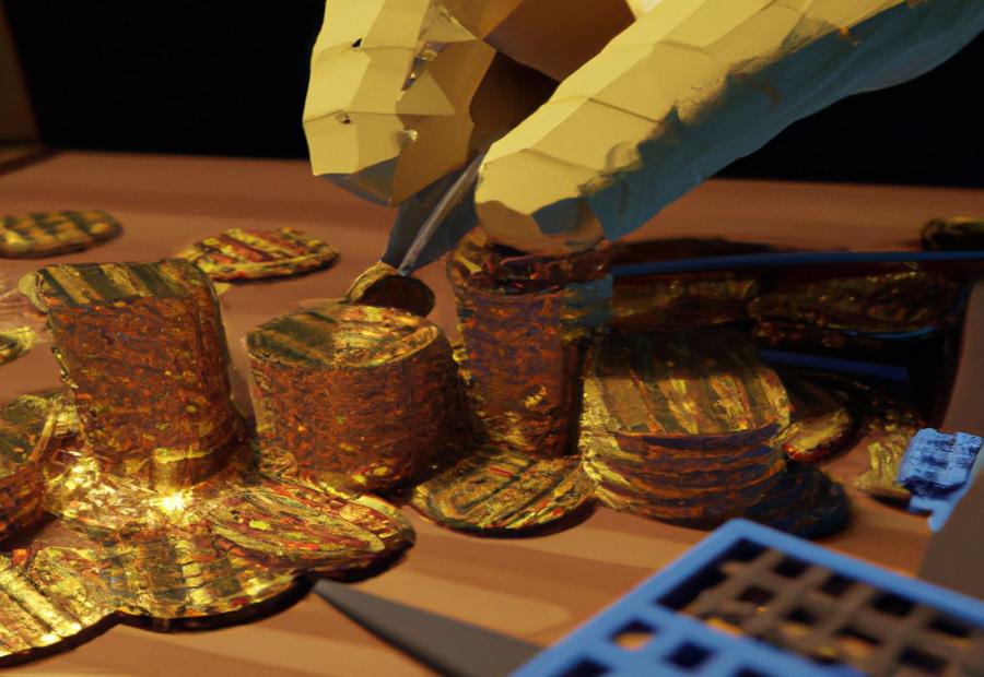Crafting gold coins 