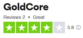 GoldCore ratings
