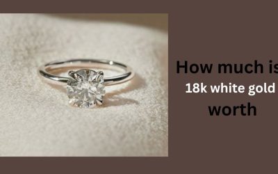 How much is 18k white gold worth